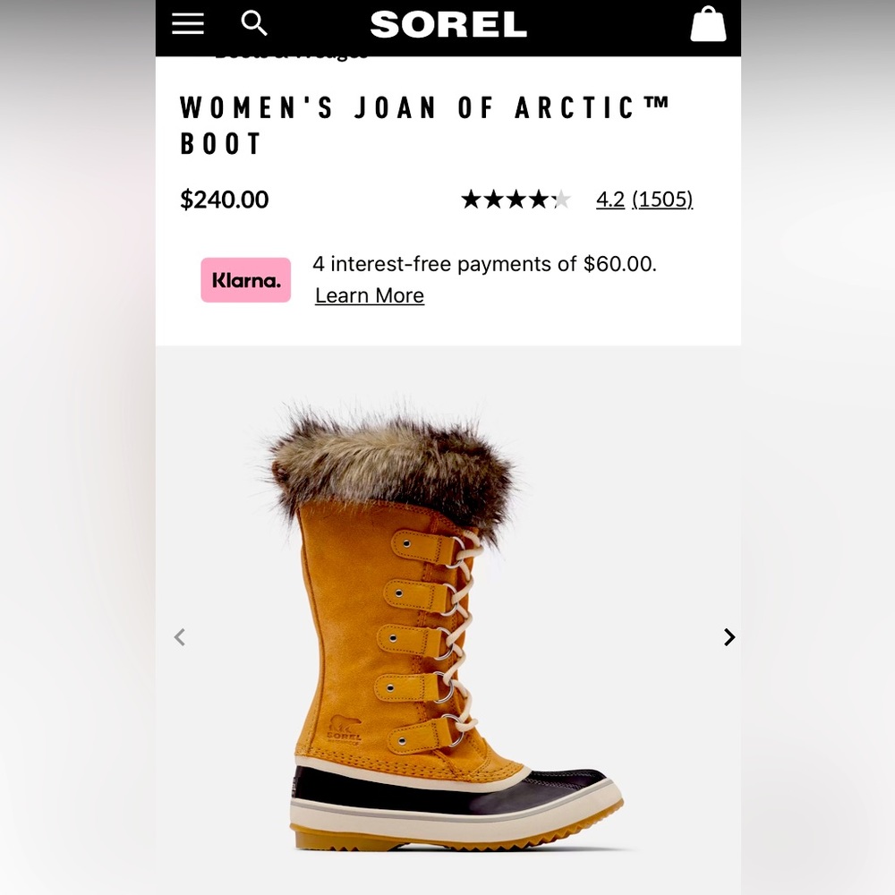 Sorel size  9 women  winter boots like new color brown